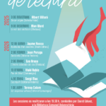 Cartel del club de lectura sobre el libro Tot va passar alhora de Teresa Colom