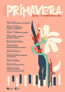Cartel del concert de noves músiques de l'alumnat del Conservatori d'Andorra la Vella