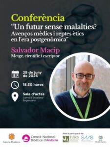 Conferencia sobre avances médicos y retos éticos en la era postgenómica