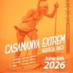 Participante en la cursa vertical Casamanya Extrem en Andorra