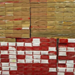 Paquetes de tabaco confiscados por la policía en Andorra