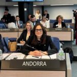 Ester Molné en el Consell d'Europa presentant avanços contra el blanqueig de capitals