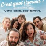 Cartel de la película C'est quoi l'amour? con el elenco principal.