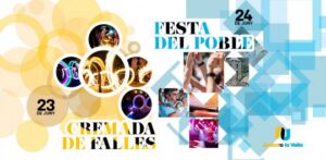 Cartel de la Festa del Poble en Andorra la Vella con fechas y actividades