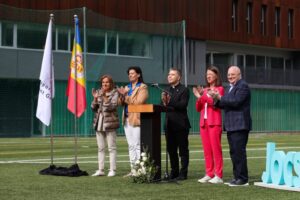 Inauguració dels IV Jocs Esportius de la Gent Gran amb participants i autoritats