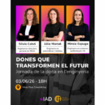 Tres ponents en una jornada sobre dones en enginyeria y tecnología.