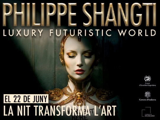 Cartel del evento La Nit Transforma l'Art con Philippe Shangti