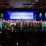 Ceremonia de la Policía del Principado de Andorra con reconocimientos al mérito
