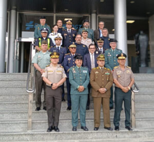 Reunión de policías de Iberoamérica en el proyecto IBERVIAPOL