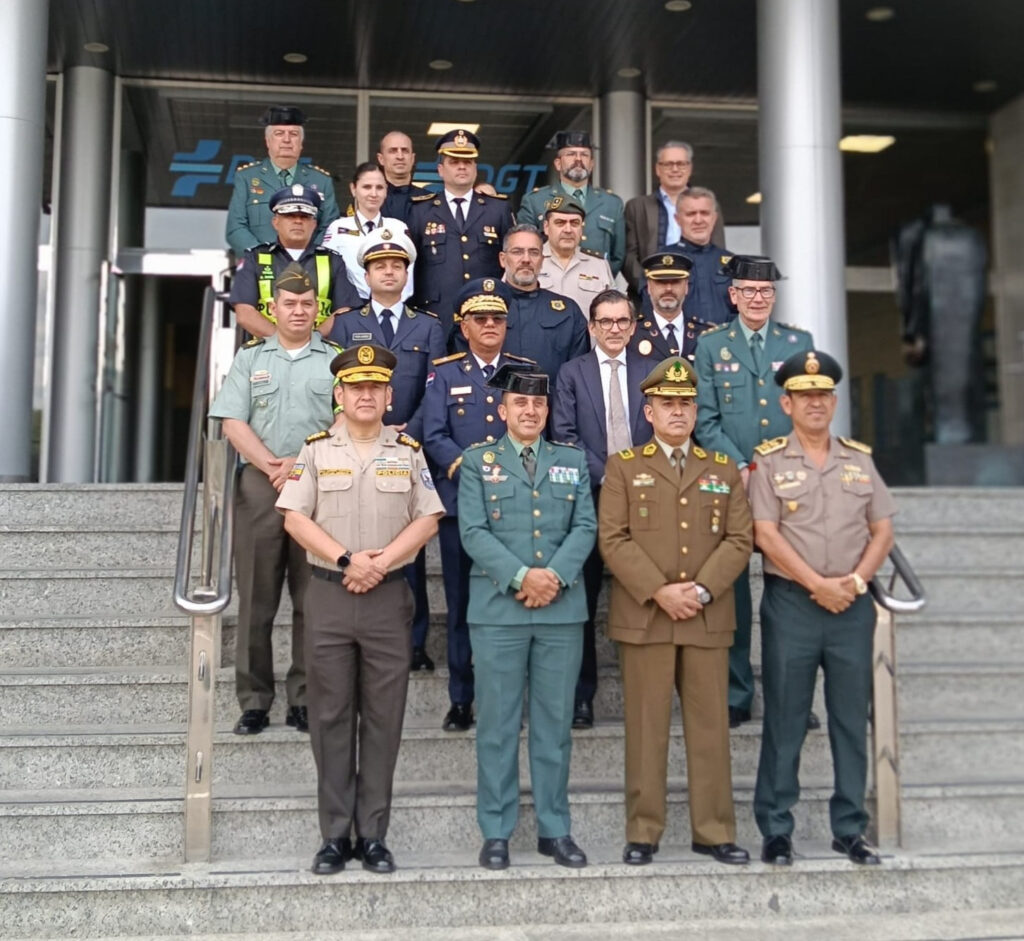 Reunión de policías de Iberoamérica en el proyecto IBERVIAPOL