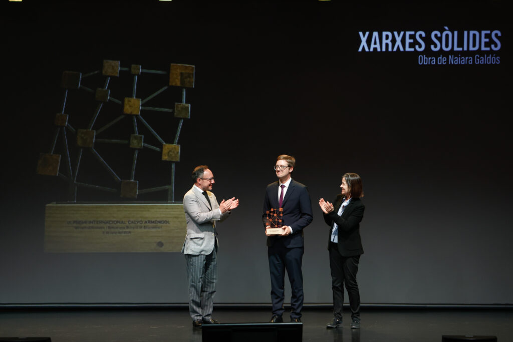 Entrega del IX Premi Internacional Calvó Armengol al professor Johannes Stroebel
