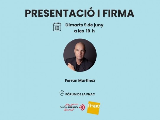 Ferran Martínez presentando su libro en FNAC Andorra la Vella