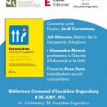 Cartel de presentación del libro sobre extrema derecha en Escaldes-Engordany