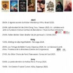 Cartel del Cineclub de les Valls con programación de películas de abril a junio de 2026