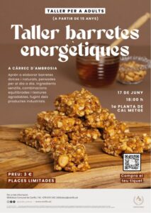 Taller de barretes energètiques amb ingredients naturals a Canillo