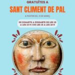 Cartel informativo sobre visitas guiadas a Sant Climent de Pal
