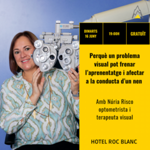 Xerrada sobre problemes visuals i aprenentatge infantil amb Núria Risco