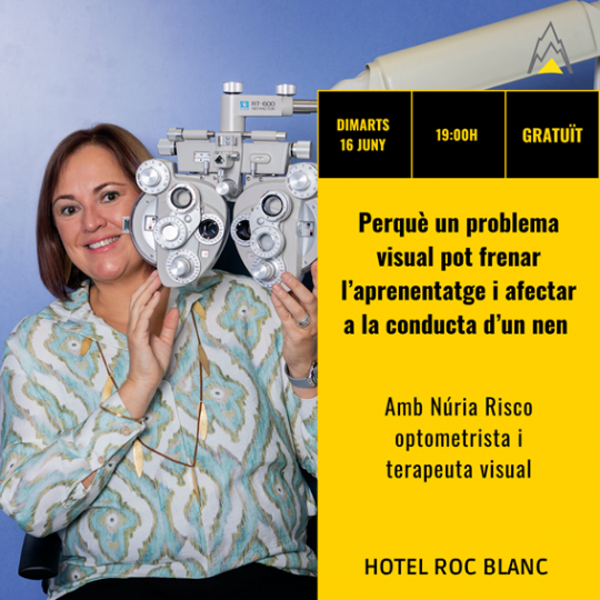 Xerrada sobre problemes visuals i aprenentatge infantil amb Núria Risco