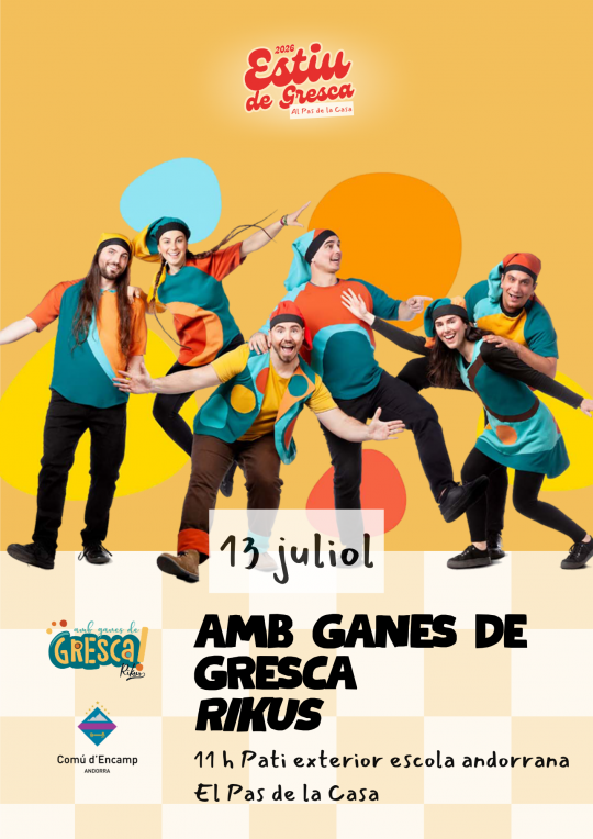 Grupo musical Rikus en concierto familiar en el Pas de la Casa