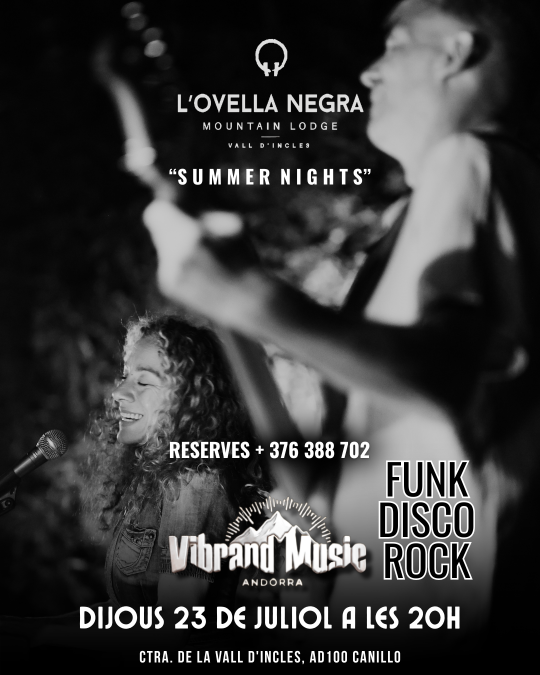 Actuación en el concierto Vibrand Music en l'Ovella Negra