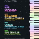 Cartel de Nits Obertes 2026 en Ordino sobre la importància del agua