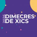 Cartel del evento Dimecres de Xics con colores vibrantes