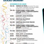Programa de la Festa Major d'Escaldes-Engordany 2026 amb activitats diverses.