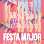 Cartel de la Festa Major a Sant Julià de Lòria con actividades y fechas