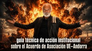 Josep Guirao presenta una guía sobre derechos y democracia en Andorra.