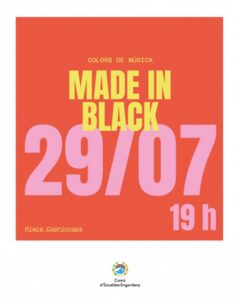 Cartel del evento Colors de música Made in Black en Escaldes-Engordany