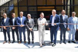 Inauguración del NODE en Andorra la Vella con una nueva plaza pública y tienda de Andorra Telecom