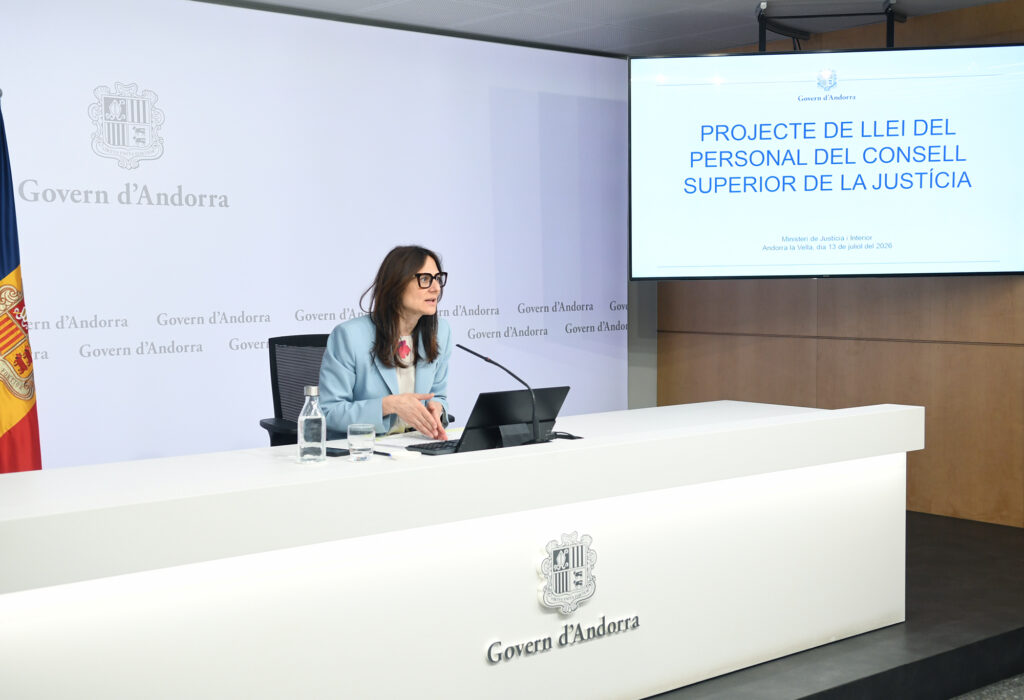 Presentació del projecte de llei del personal del Consell Superior de la Justícia
