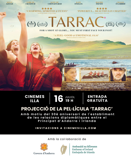 Cartel de la película Tarrac proyectada en Escaldes-Engordany