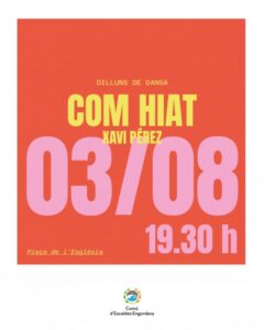 Cartel de actividad de danza gratuita en Escaldes-Engordany