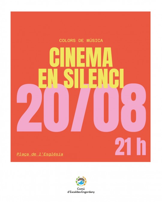 Cartel del evento Cinema en Silenci en Escaldes-Engordany