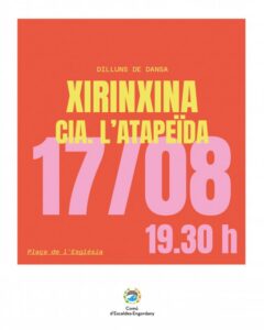 Cartel de danza gratuita en Escaldes-Engordany con detalles del evento