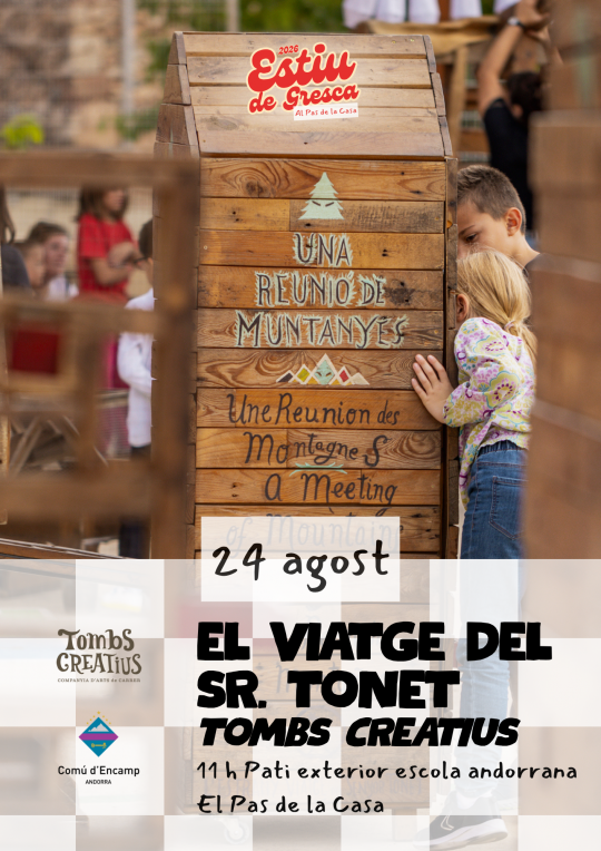 Niños participando en una actividad creativa al Pas de la Casa