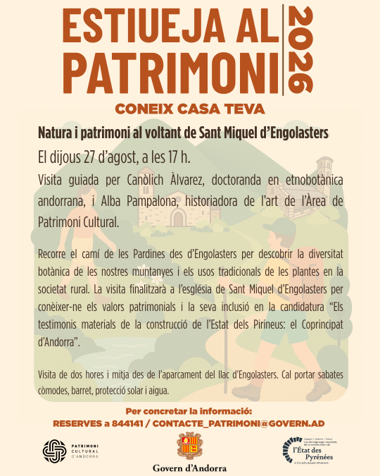 Visita guiada sobre biodiversitat i patrimoni a Engolasters