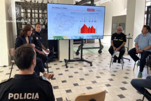 Reunión de la Policía de Andorra sobre la seguridad en La Vuelta