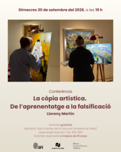 Conferencia sobre la copia artistica en Andorra la Vella