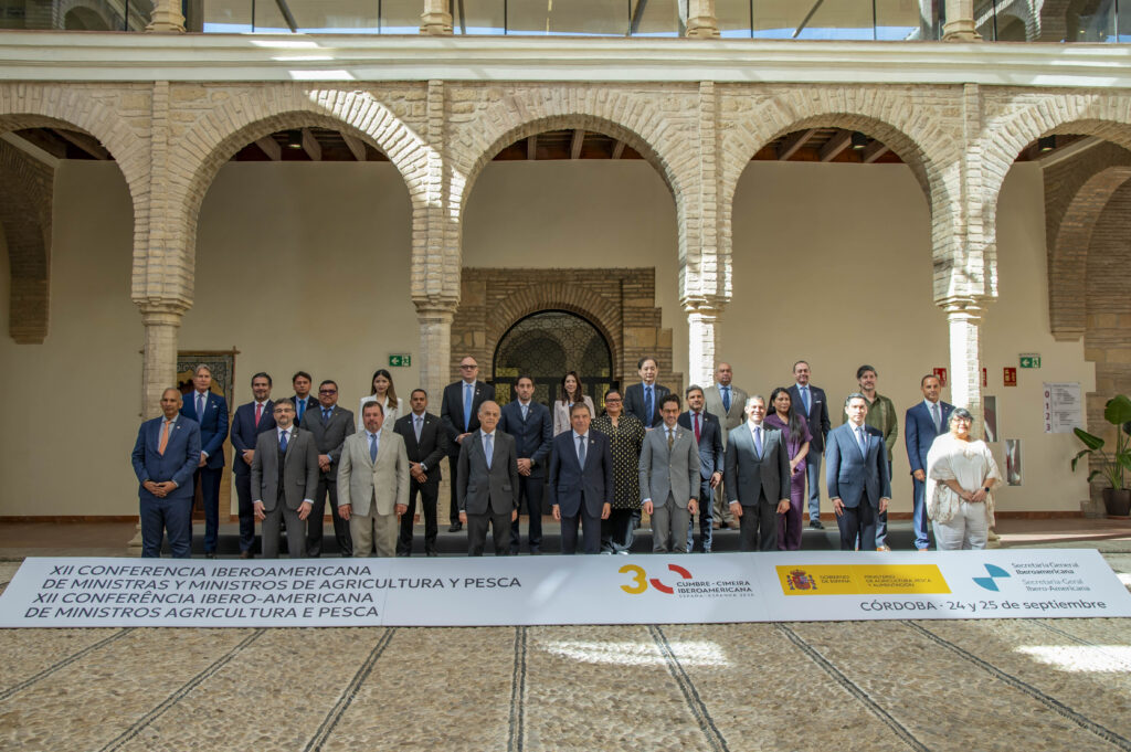 Grupo de ministros en la XII Conferencia Iberoamericana de Agricultura y Pesca en Córdoba