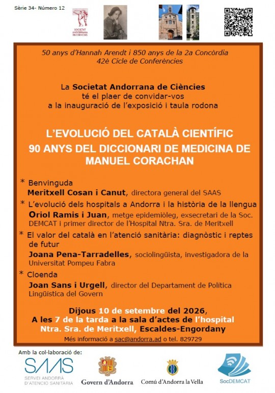 Inauguración de la exposición sobre el Diccionario de Medicina de Manuel Corachan