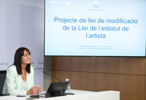 Presentació del projecte de llei de modificació de l'Estatut de l'artista a Andorra