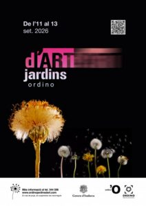 Cartel promocional de los Jardins d'Art en Ordino
