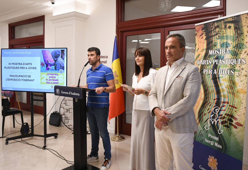 Inauguració de l'exposició dels Premis Sergi Mas 2026 a Andorra