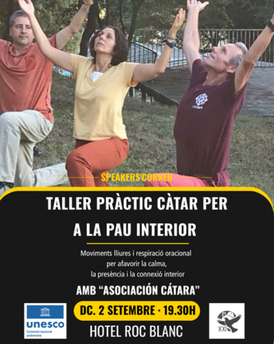 Participantes en un taller de calma interior en Escaldes-Engordany