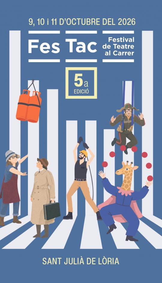 Cartel del festival de teatro Fes Tac en Sant Julià de Lòria