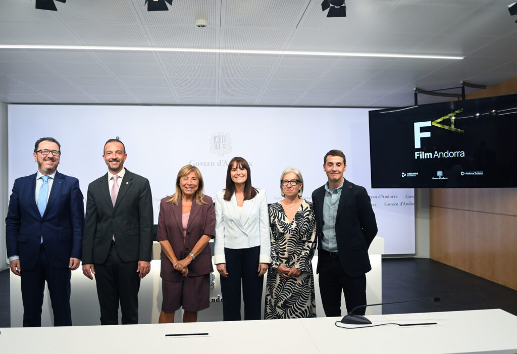 Presentación del proyecto Film Andorra para potenciar el sector audiovisual.