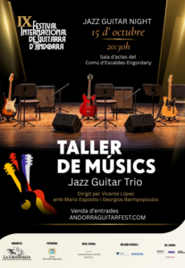 Trio de guitarras en el IX Festival Internacional de Guitarra de Andorra